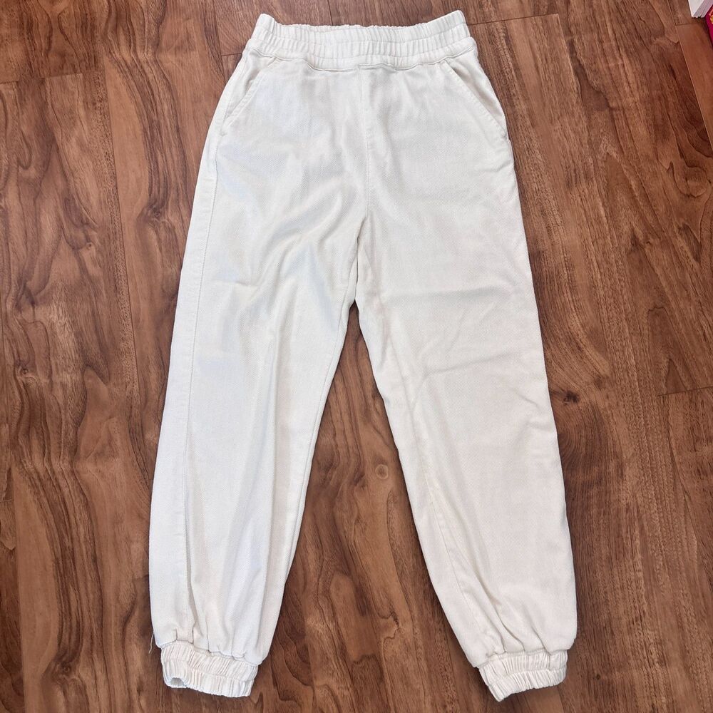 AllSaints White Joggers Women’s US 6 Designer Sweatpants